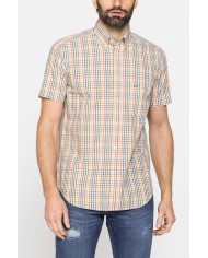 CAMICIA A MANICA CORTA IN COTONE CON FANTASIA CAMICIA A MANICA CORTA IN COTONE CON FANTASIA
