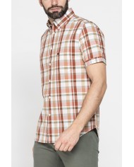 CAMICIA A MANICA CORTA IN COTONE CON FANTASIA CAMICIA A MANICA CORTA IN COTONE CON FANTASIA