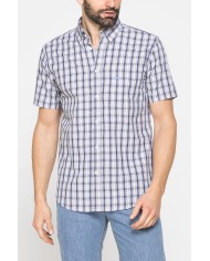 CAMICIA A MANICA CORTA IN COTONE CON FANTASIA CAMICIA A MANICA CORTA IN COTONE CON FANTASIA