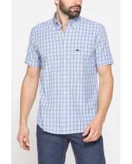 CAMICIA A MANICA CORTA IN COTONE CON FANTASIA CAMICIA A MANICA CORTA IN COTONE CON FANTASIA