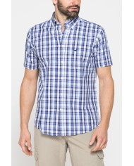 CAMICIA A MANICA CORTA IN COTONE CON FANTASIA CAMICIA A MANICA CORTA IN COTONE CON FANTASIA