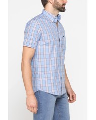 CAMICIA A MANICA CORTA IN COTONE CON FANTASIA CAMICIA A MANICA CORTA IN COTONE CON FANTASIA