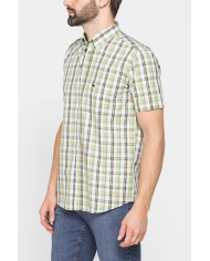 CAMICIA A MANICA CORTA IN COTONE CON FANTASIA CAMICIA A MANICA CORTA IN COTONE CON FANTASIA