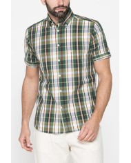 CAMICIA A MANICA CORTA IN COTONE CON FANTASIA CAMICIA A MANICA CORTA IN COTONE CON FANTASIA