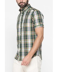 CAMICIA A MANICA CORTA IN COTONE CON FANTASIA CAMICIA A MANICA CORTA IN COTONE CON FANTASIA