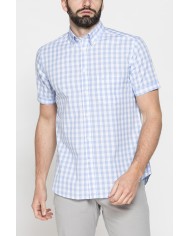 CAMICIA A MANICA CORTA IN COTONE CON FANTASIA CAMICIA A MANICA CORTA IN COTONE CON FANTASIA