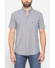 CAMICIA A MANICA CORTA IN COTONE CON FANTASIA CAMICIA A MANICA CORTA IN COTONE CON FANTASIA