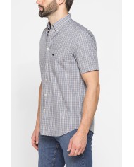 CAMICIA A MANICA CORTA IN COTONE CON FANTASIA CAMICIA A MANICA CORTA IN COTONE CON FANTASIA