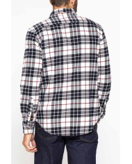 CAMICIA FANTASIA IN FLANELLA PESANTE CON DOPPIO TASCHINO