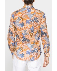 CAMICIA ESTIVA IN COTONE LEGGERO CON COLLO ITALIANO