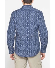 CAMICIA ESTIVA IN COTONE LEGGERO CON COLLO ITALIANO