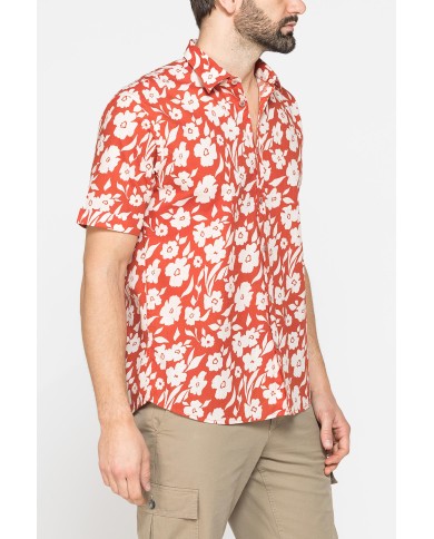 CAMICIA DA UOMO ESTIVA IN FANTASIA STAMPATA