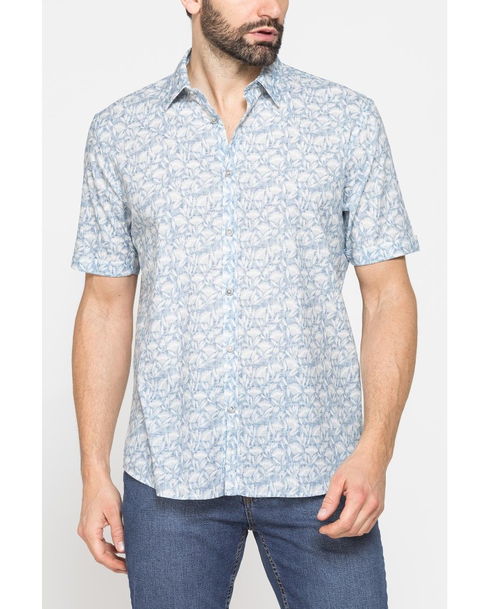 CAMICIA DA UOMO ESTIVA IN FANTASIA STAMPATA