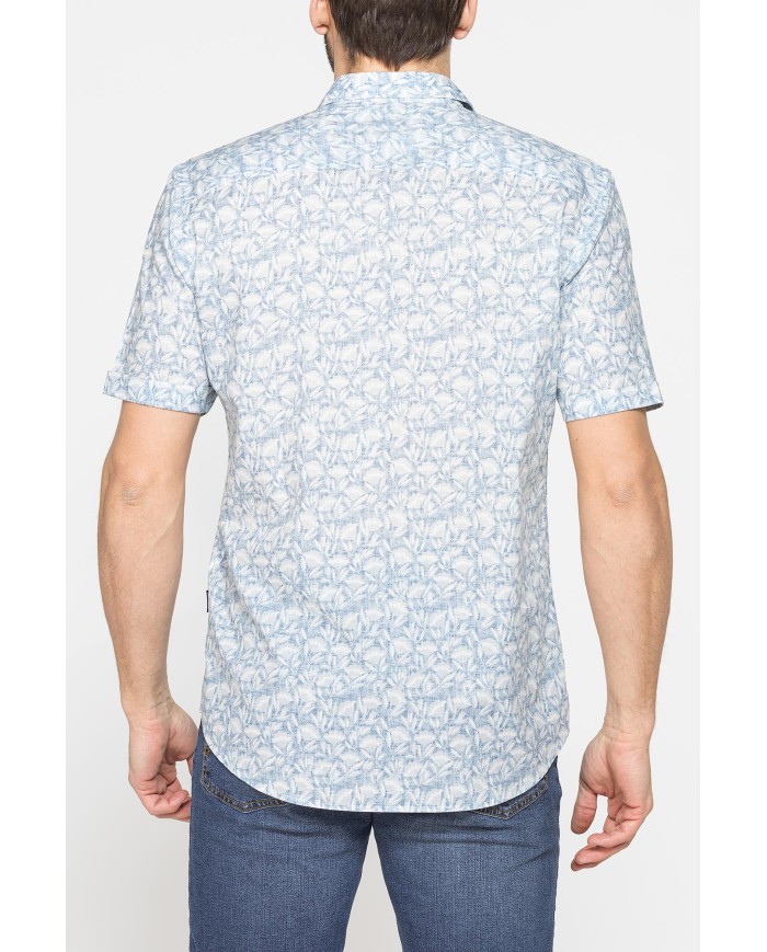 CAMICIA DA UOMO ESTIVA IN FANTASIA STAMPATA