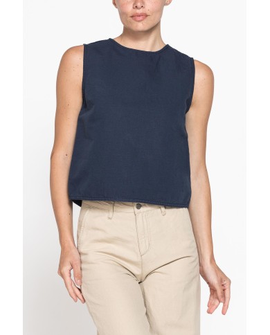 CANOTTA COMFORT FIT  IN LINO COTONE CANOTTA COMFORT FIT  IN LINO COTONE