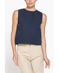 CANOTTA COMFORT FIT  IN LINO COTONE