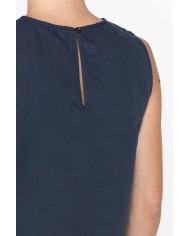 CANOTTA COMFORT FIT  IN LINO COTONE