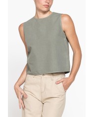 CANOTTA COMFORT FIT  IN LINO COTONE