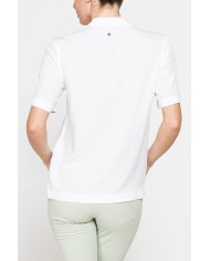 CAMICIA A MANICHE CORTE CON TASCHE FRONTALI IN PURA VISCOSA