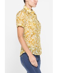 CAMICIA A MANICA CORTA IN MUSSOLA DI COTONE