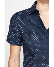 CAMICIA A MANICA CORTA IN MUSSOLA DI COTONE