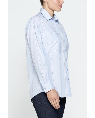 CAMICIA OVERSIZE MASCHILE IN COTONE CAMICIA OVERSIZE MASCHILE IN COTONE