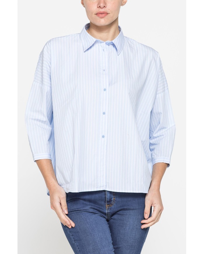 CAMICIA OVERSIZE  IN COTONE