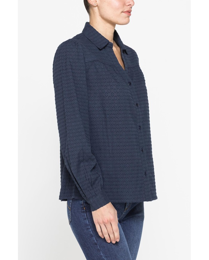 CAMICIA AMPIA IN VOILE DI COTONE