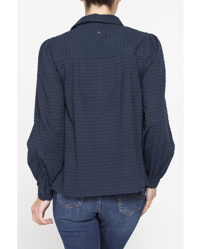 CAMICIA AMPIA IN VOILE DI COTONE