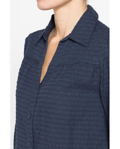 CAMICIA AMPIA IN VOILE DI COTONE CAMICIA AMPIA IN VOILE DI COTONE