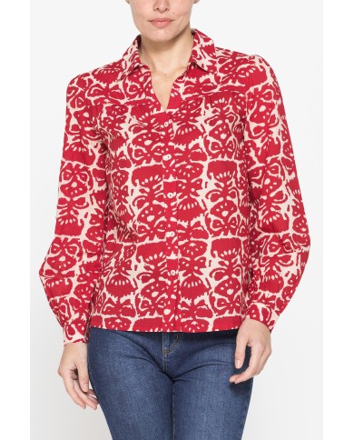 CAMICIA AMPIA IN VOILE DI COTONE CAMICIA AMPIA IN VOILE DI COTONE