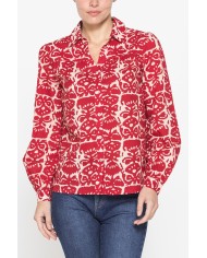 CAMICIA AMPIA IN VOILE DI COTONE