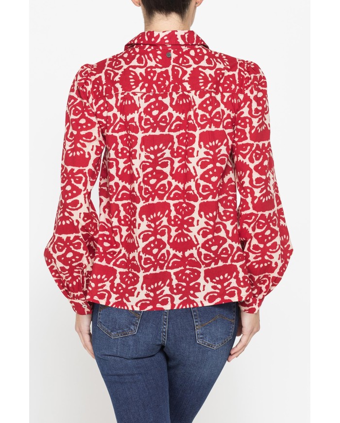 CAMICIA AMPIA IN VOILE DI COTONE