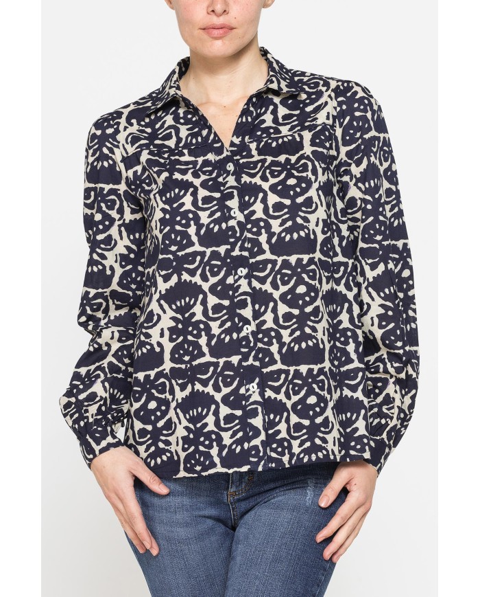 CAMICIA AMPIA IN VOILE DI COTONE