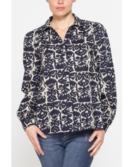 CAMICIA AMPIA IN VOILE DI COTONE