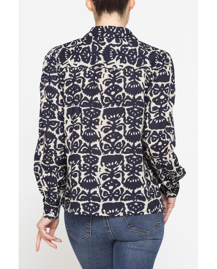 CAMICIA AMPIA IN VOILE DI COTONE