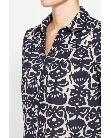 CAMICIA AMPIA IN VOILE DI COTONE CAMICIA AMPIA IN VOILE DI COTONE