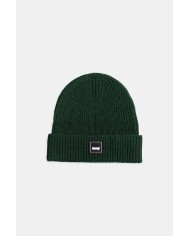 BERRETTO CON RISVOLTO IN TESSUTO RICICLATO