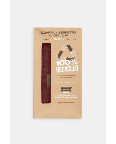 SET REGALO SCIARPA E BERRETTO IN TESSUTO RICICLATO SET REGALO SCIARPA E BERRETTO IN TESSUTO RICICLATO