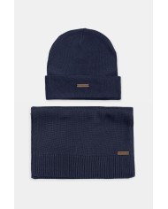 SET REGALO SCIARPA E BERRETTO IN TESSUTO RICICLATO