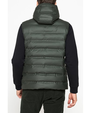 GIUBBINO SMANICATO IN TESSUTO SPALMATO