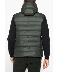 GIUBBINO SMANICATO IN TESSUTO SPALMATO