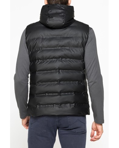 GIUBBINO SMANICATO IN TESSUTO SPALMATO