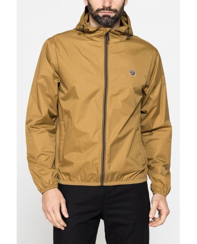 GIUBBINO ANTIVENTO TASCABILE CON ZIP E CAPPUCCIO