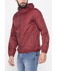 GIUBBINO ANTIVENTO TASCABILE CON ZIP E CAPPUCCIO