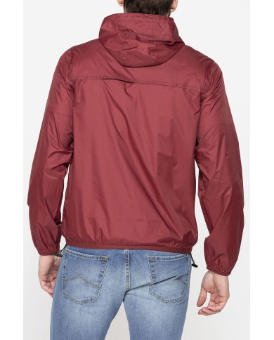 GIUBBINO ANTIVENTO TASCABILE CON ZIP E CAPPUCCIO