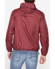 GIUBBINO ANTIVENTO TASCABILE CON ZIP E CAPPUCCIO