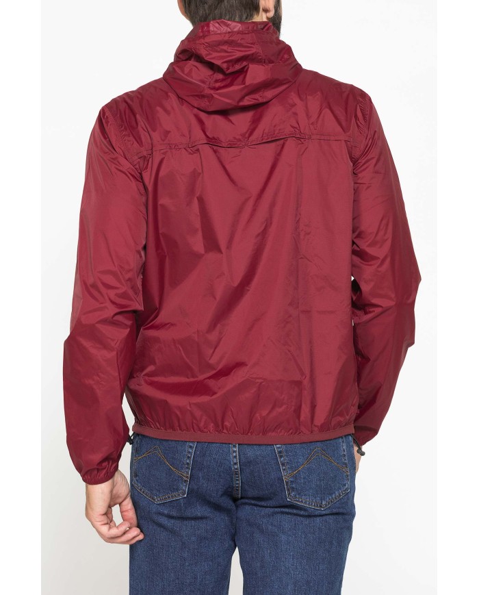 GIUBBINO ANTIVENTO TASCABILE CON ZIP E CAPPUCCIO