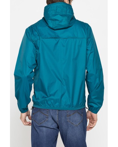 GIUBBINO ANTIVENTO TASCABILE CON ZIP E CAPPUCCIO