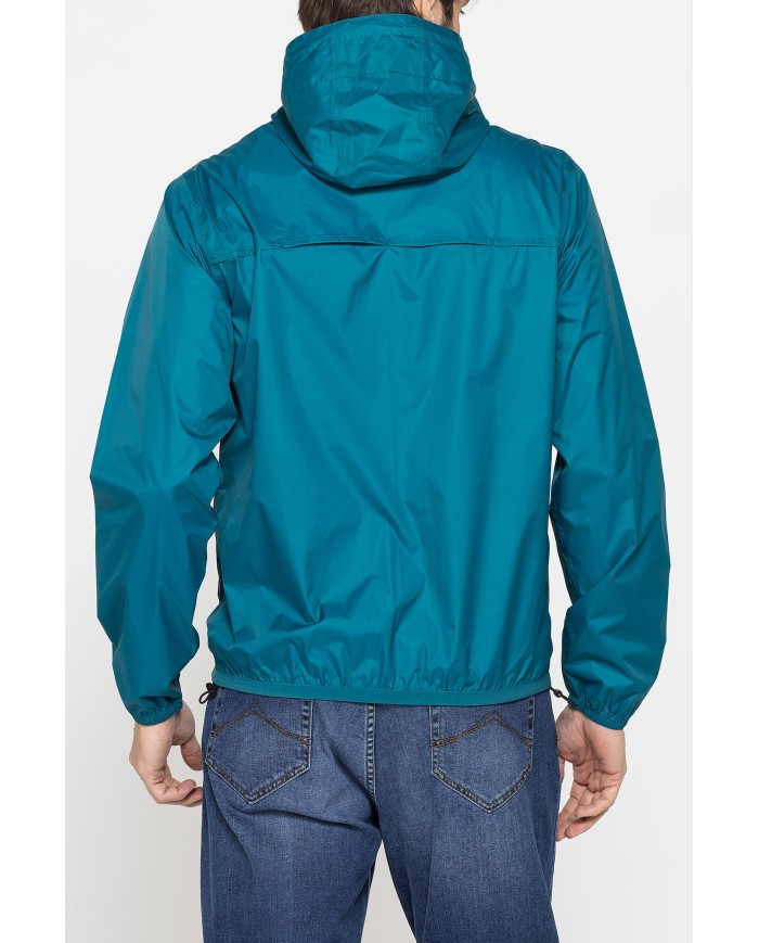 GIUBBINO ANTIVENTO TASCABILE CON ZIP E CAPPUCCIO